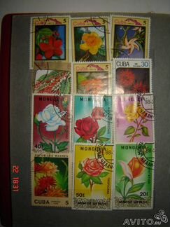 Почтовые коллекционные марки Монголии (50-90 гг.)