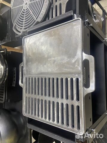 Чугунная решетка гриль сковорода