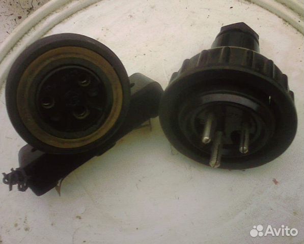 Элек. силов. разъем 3 контакт 600вольт сп063