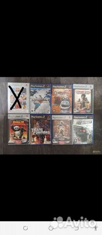 Диски с играми на PS2