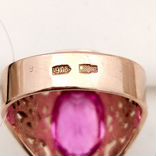 Золотое кольцо хризоберилл перстень 583 проба СССР