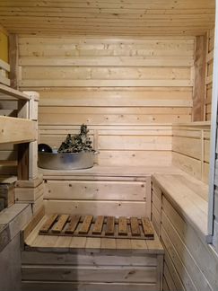 Русская баня на дровах