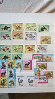 Марки СССР Фауна и др. разные 1982-87г