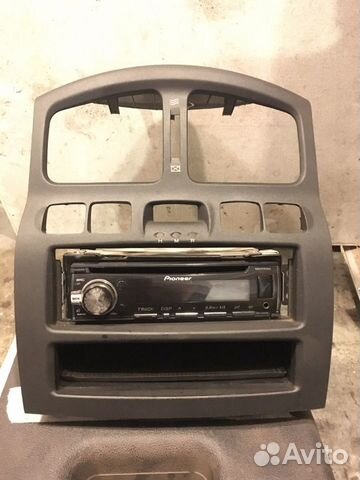 Рамка под магнитолу на hyundai santa FE