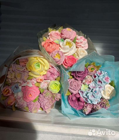 Сладкие букеты из зефира