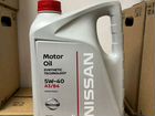 Масло моторное Nissan 5w40 5 л оригинал объявление продам