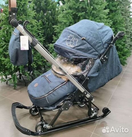 Санки-коляска Ника Joy every day