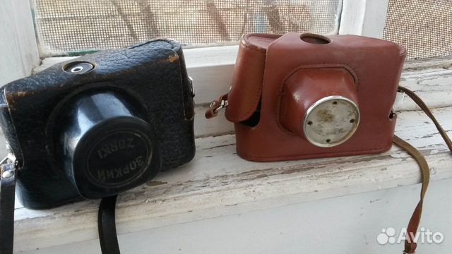 2ретро футляра от фотоаппратов натуркожа