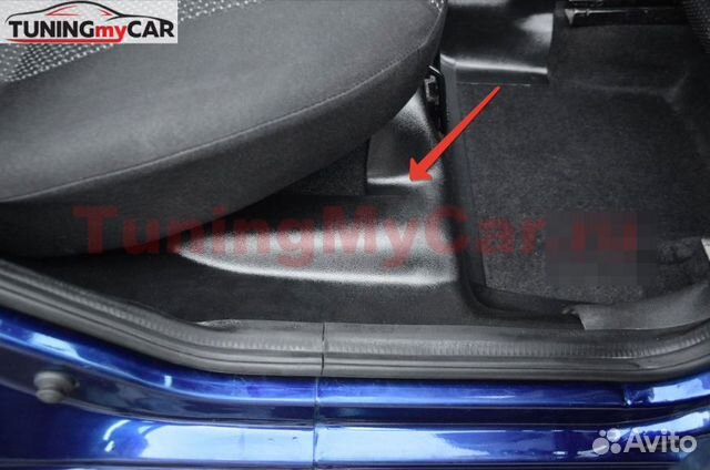 Накладки на ковролин задние Лада Гранта с 2011 г.в