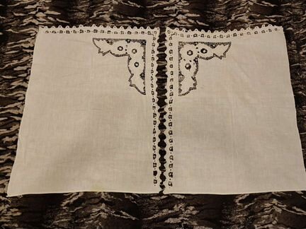 Занавески на окно Ришелье середина XX века