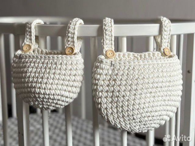 Набор из 2 корзинок на кроватку