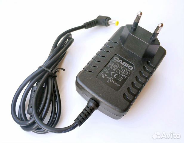 Блок питания синтезатора Casio 12V 1.5A - адаптер