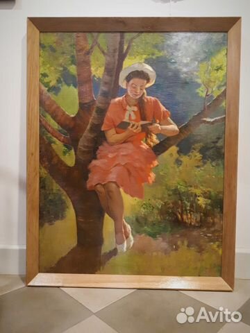 Холст масло Шведов И.А. 1950-е