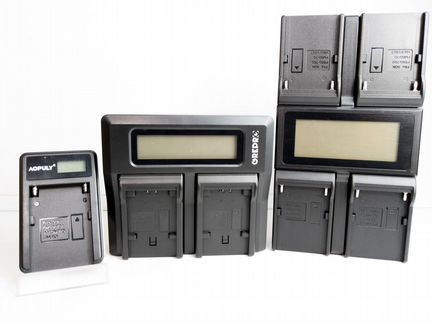 Зарядные ус-ва для NP-F NP-FP, NP-FW, NP-FZ, LP-E6