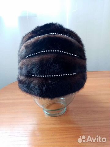 Шапка норковая женская