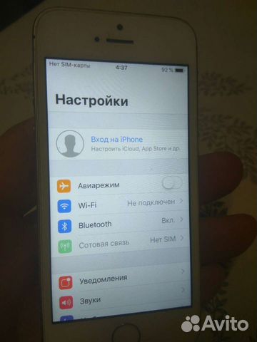 Телефон iPhone 5s 16гб