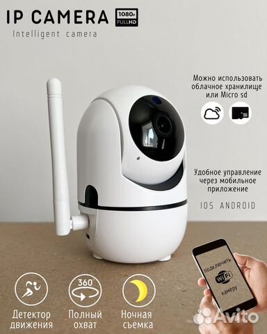 Камера видеонаблюдения wifi, видеоняня