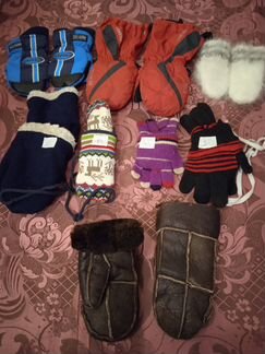 Варежки носки детские на мальчика 2-4 г