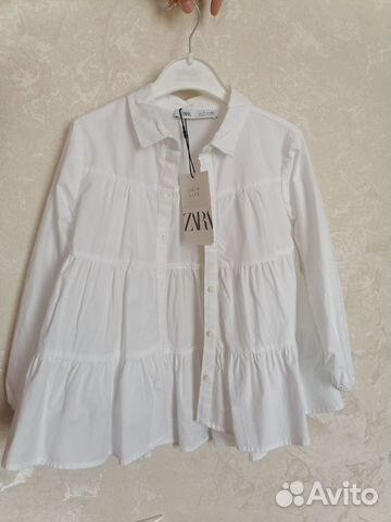 Блузка для девочки zara 122 7 лет