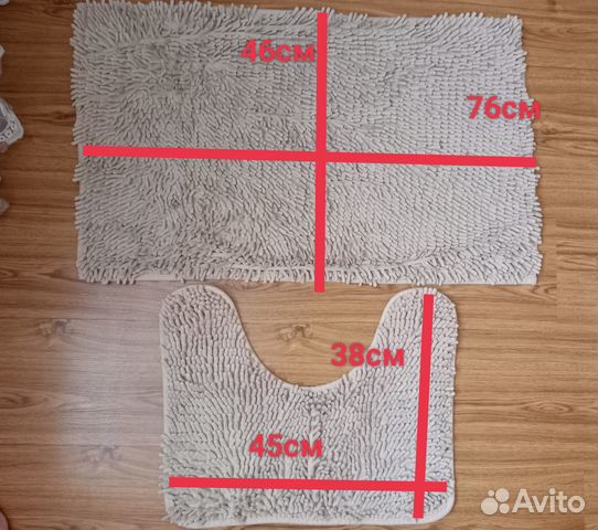 Набор ковриков для ванной комнаты и туалета