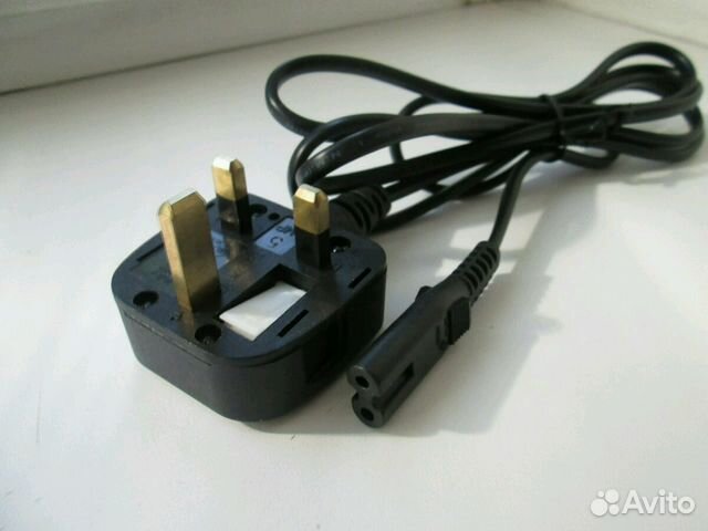 Кабель 3 штекера (разъем BS 1363)