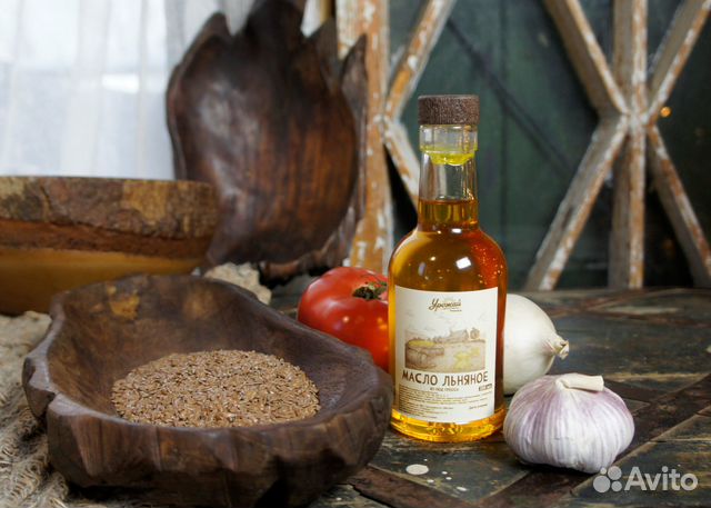 Масло льняное сыродавленное 200 мл