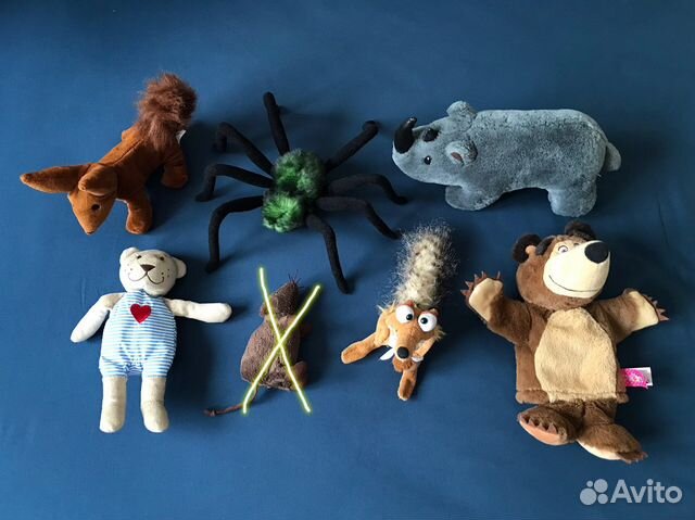 Детские мягкие игрушки IKEA, Маша и медведь и тд
