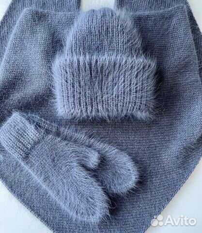 Зимняя шапка из ангоры