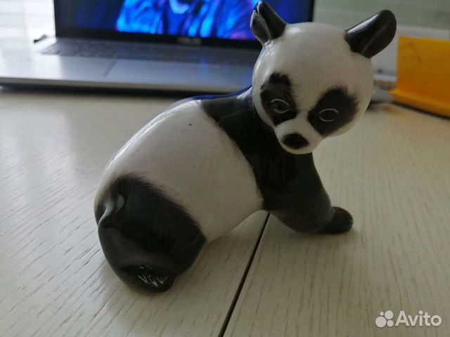 Фарфоровая статуэтка Панда, СССР