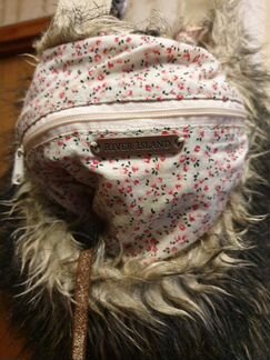 Сумка меховая River Island