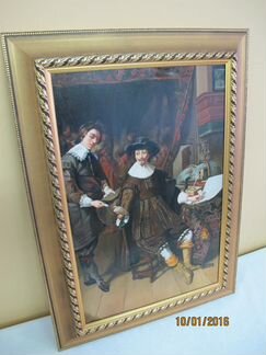 Картина 55x74, холст, масло, вертикальная