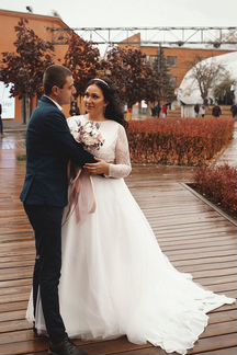 Свадебное платье plus size