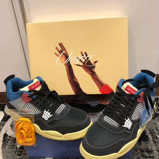 Кроссовки Jordan 4 Retro Union Off Noir