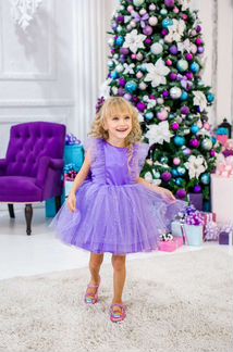 Платье детское пышное 98-122см