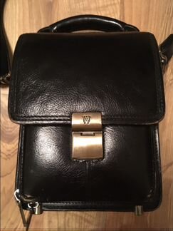 Мужская сумка - барсетка wanlima из нат.кожи - Б/У