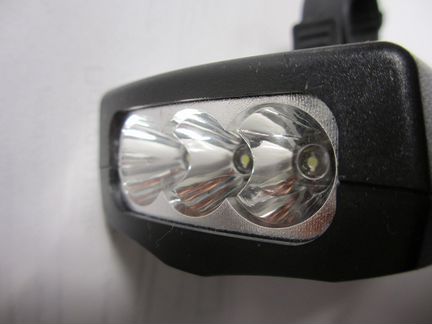 Велофонарь 3 LED до 100 метров с громким сигналом