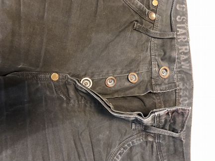 Брюки черные G-star raw 3301 kbw6100