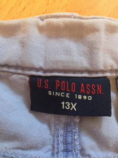Бриджи U.S. Polo Assn 10-13лет лавандового цвета