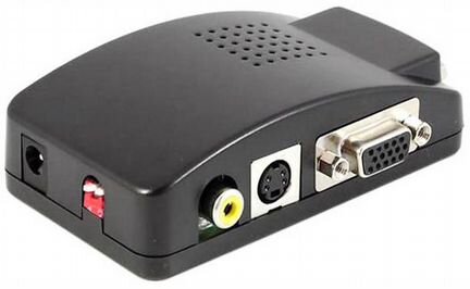 Конвертер, преобразователь из RCA(S-video) на VGA