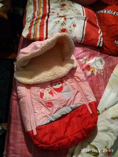 Конверт в коляску меховой новый