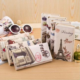 Портмоне с видами Парижа