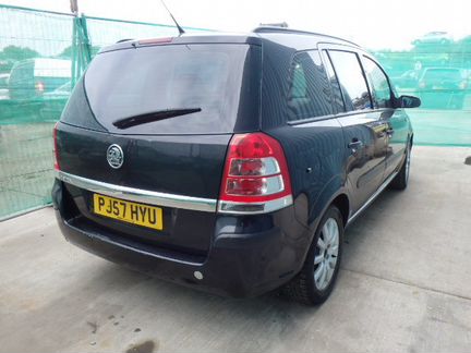 Хром накладка молдинг на заднюю дверь Зафира Б