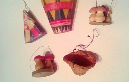 Ёлочные игрушки 1930-40х СССР.Сюрпризницы