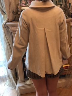 Пальто белое