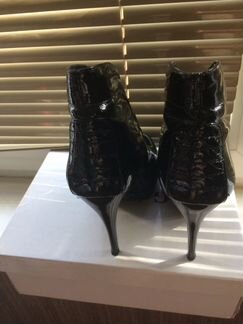 Ботильоны кожа, лак