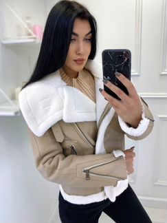 Дубленка укороченная