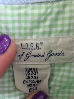 Рубашка hm 2-3 года