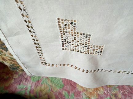Накомодник старинный 118*80 ришелье