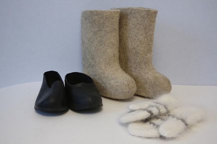 Детские валенки ручной работы