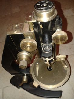 Ретро микроскоп Ленинград мп-3. 1950г